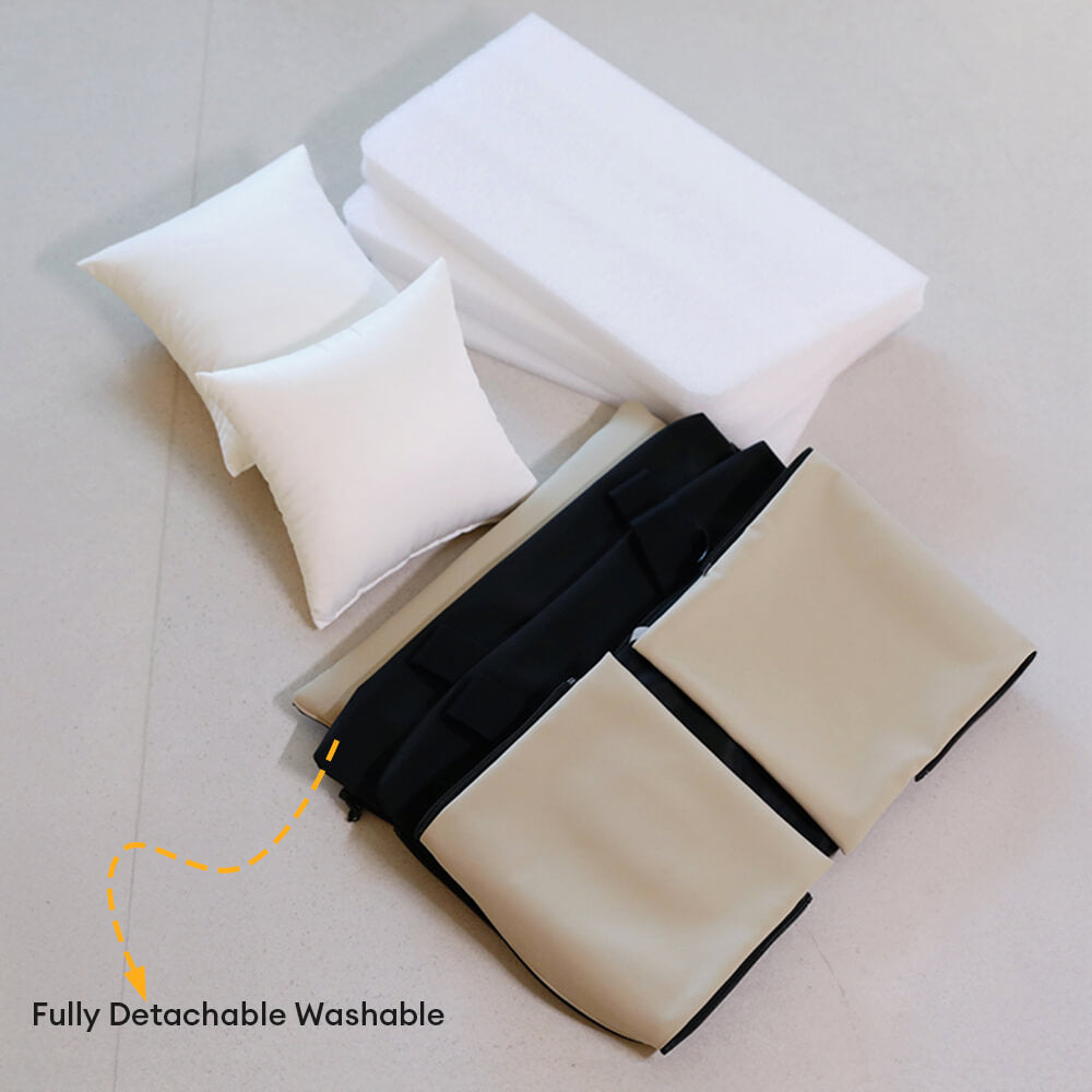 Transporteur de voyage pour animaux de compagnie portable et imperméable avec bloc de couleurs pour console de voiture