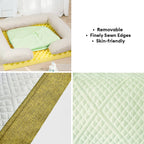 Canapé lit orthopédique rafraîchissant lavable pour grand chien