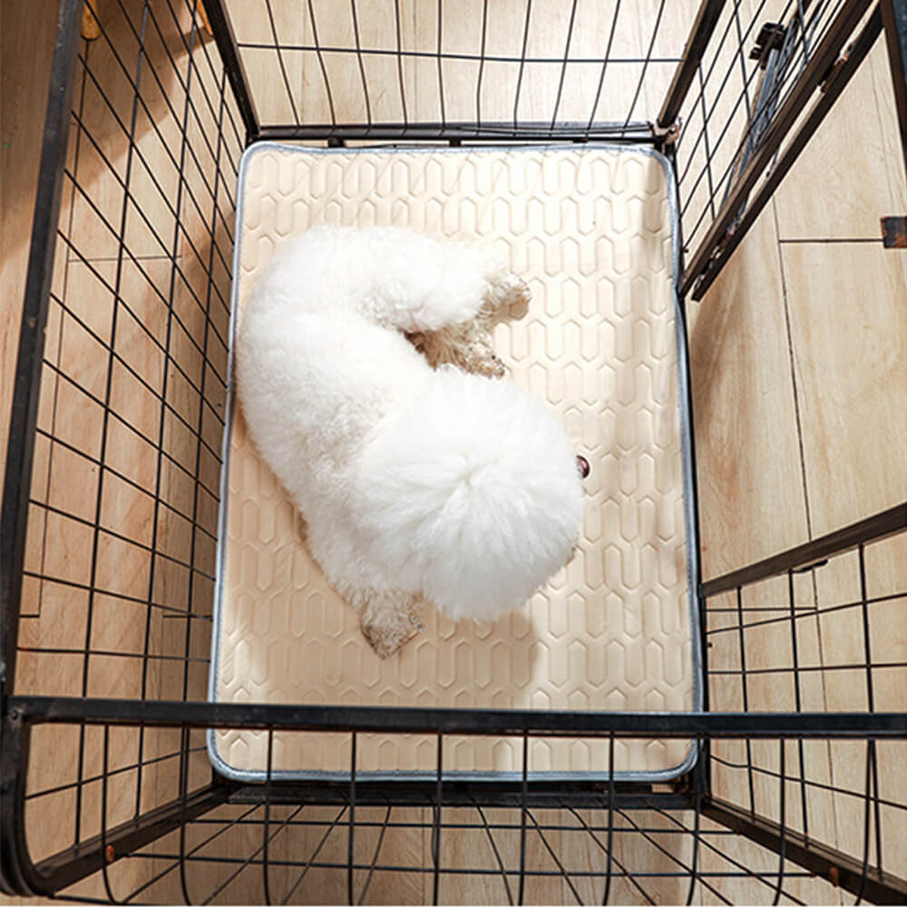 Tapis rafraîchissant lavable antidérapant respirant en soie glacée pour chien et chat