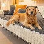 Housse de canapé en velours côtelé chaude et résistante aux éraflures