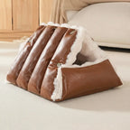 Lit pour chien en simili cuir vintage convertible siège de voiture multifonction