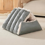 Lit pour chien en simili cuir vintage convertible siège de voiture multifonction