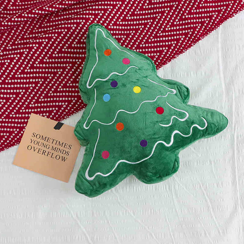 Coussin décoratif pour canapé lombaire pour la maison motif joyeux Noël