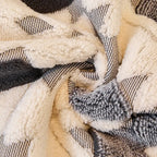 Couvre-canapé moderne géométrique épais en peluche anti-rayures et antidérapant