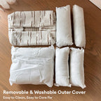 Lit pour chien moderne en plaid épais matelassé carré apaisant