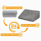 Rampes d'escalier modulaires en mousse pour chiens avec fixation Velcro