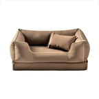 Lit pour chien style nordique imperméable anti-rayures lavable avec coussin