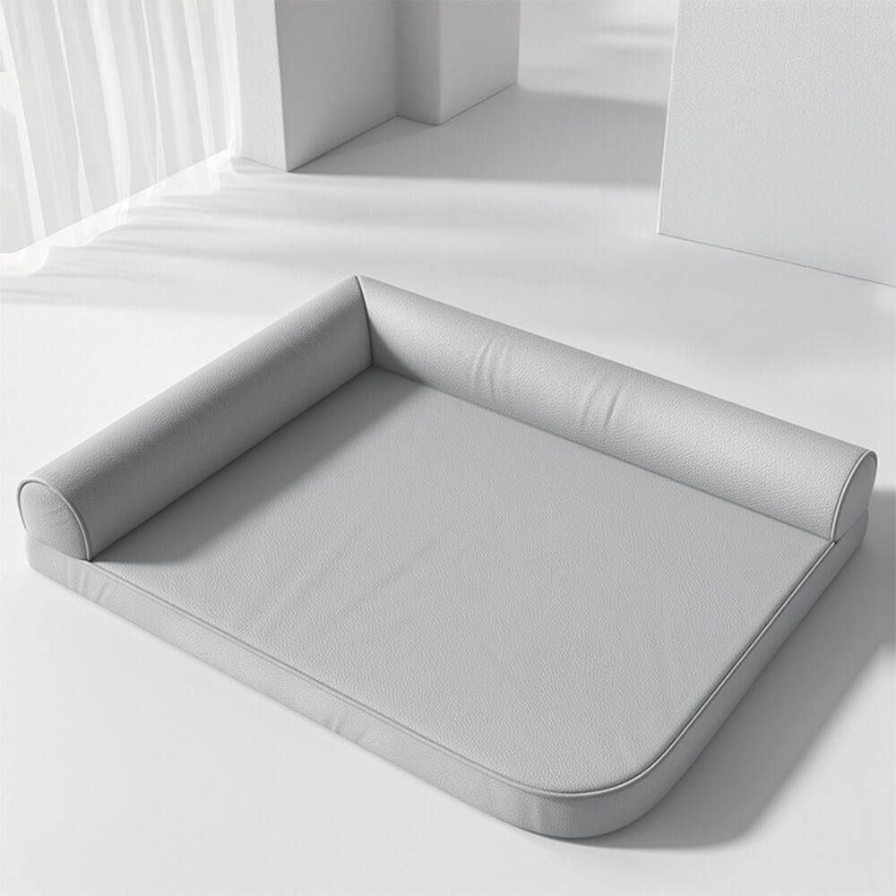 Lit orthopédique pour chien en tissu technique étanche et résistant aux rayures