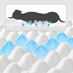 Lit orthopédique pour chien en tissu technique étanche et résistant aux rayures