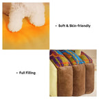 Lit pour chien et chat en forme de cave en plaid rétro chaleureux et douillet - Maison rétro