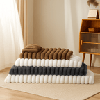 Coussin épais en peluche douillet pour chien avec oreiller apaisant