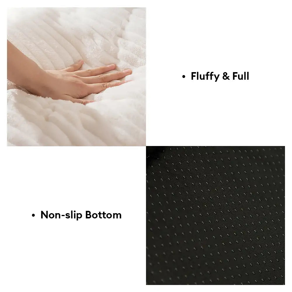 Lit pour chien rond en peluche chaud et confortable pour un sommeil douillet