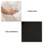 Lit pour chien rond en peluche chaud et confortable pour un sommeil douillet