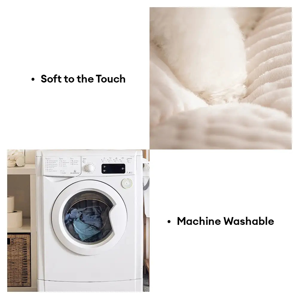 Lit pour chien rond en peluche chaud et confortable pour un sommeil douillet