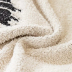 Housse de canapé simple en peluche double face résistante aux rayures confortable - Feux d'artifice