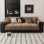 Housse de canapé en chenille antidérapante à poids élevé jacquard moderne et simple