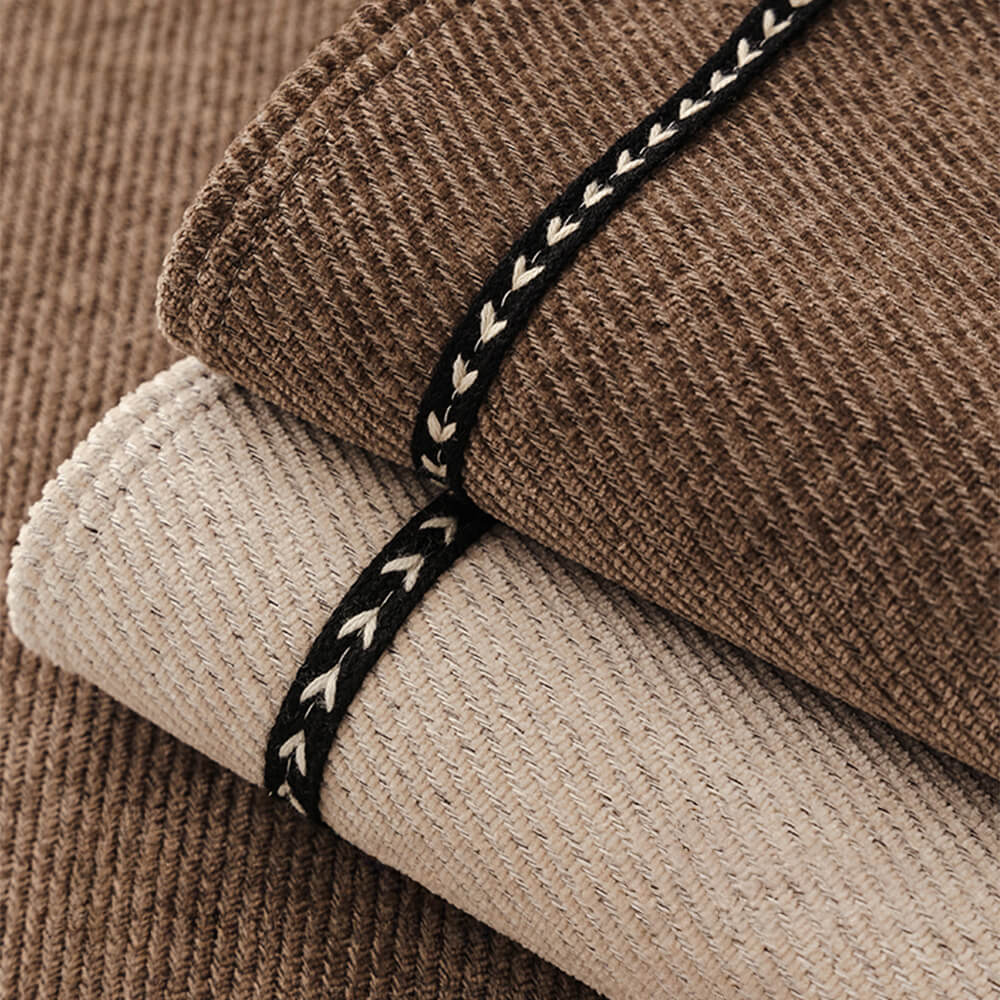 Housse de canapé en chenille antidérapante à poids élevé jacquard moderne et simple