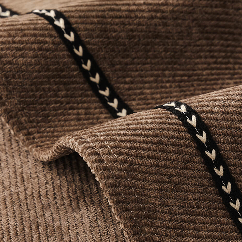 Housse de canapé en chenille antidérapante à poids élevé jacquard moderne et simple