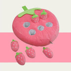 Jouet interactif d'enrichissement pour chien jouet à fouiller en carottes grinçantes