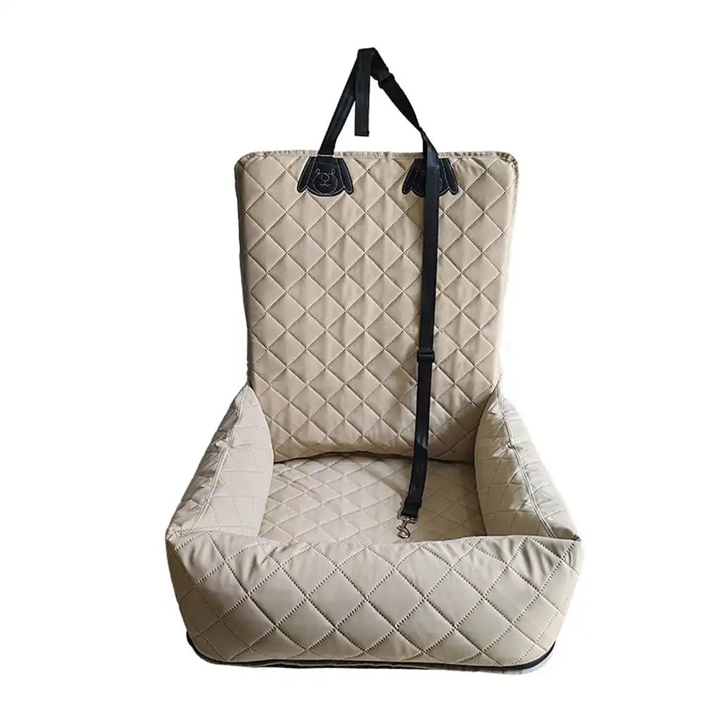 Lit de voiture pour chien en cuir PU résistant à l’eau et aux rayures