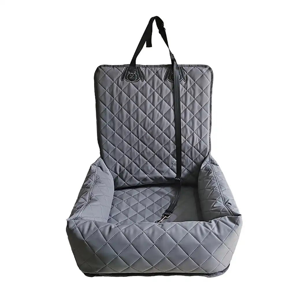 Lit de voiture pour chien en cuir PU résistant à l’eau et aux rayures