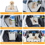 Housse de siège arrière imperméable et multifonction pour chien convertible pour voiture