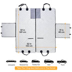 Housse de siège arrière imperméable et multifonction pour chien convertible pour voiture