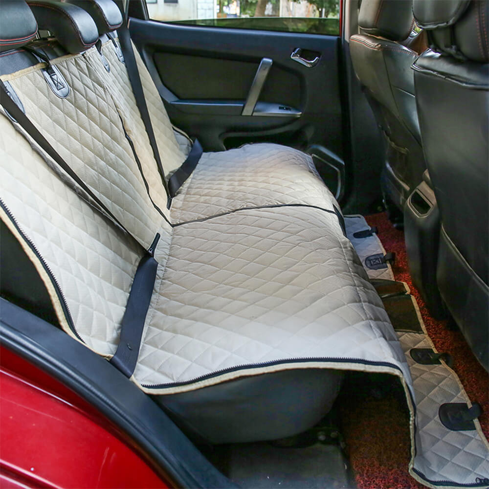 Housse de siège arrière imperméable et multifonction pour chien convertible pour voiture