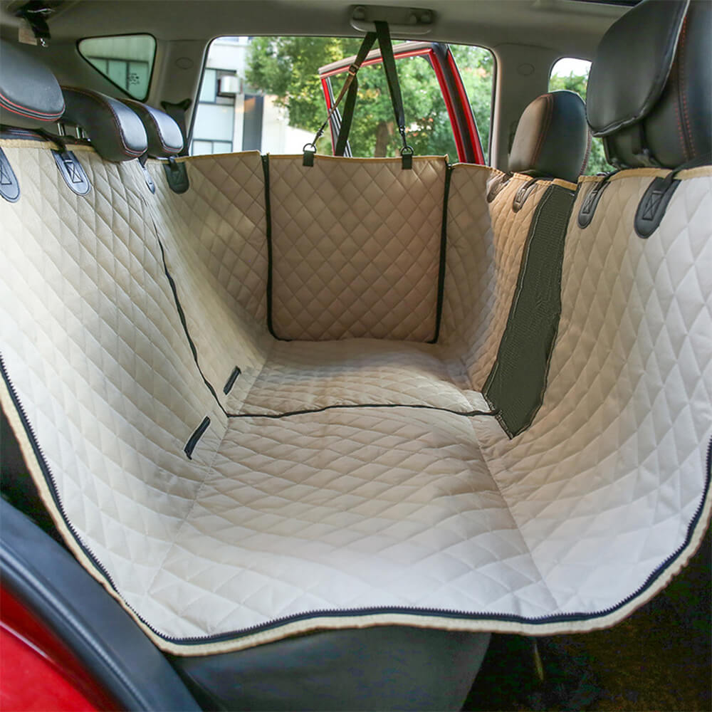 Housse de siège arrière imperméable et multifonction pour chien convertible pour voiture