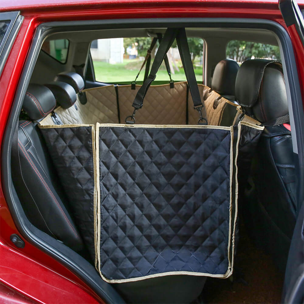 Housse de siège arrière imperméable et multifonction pour chien convertible pour voiture
