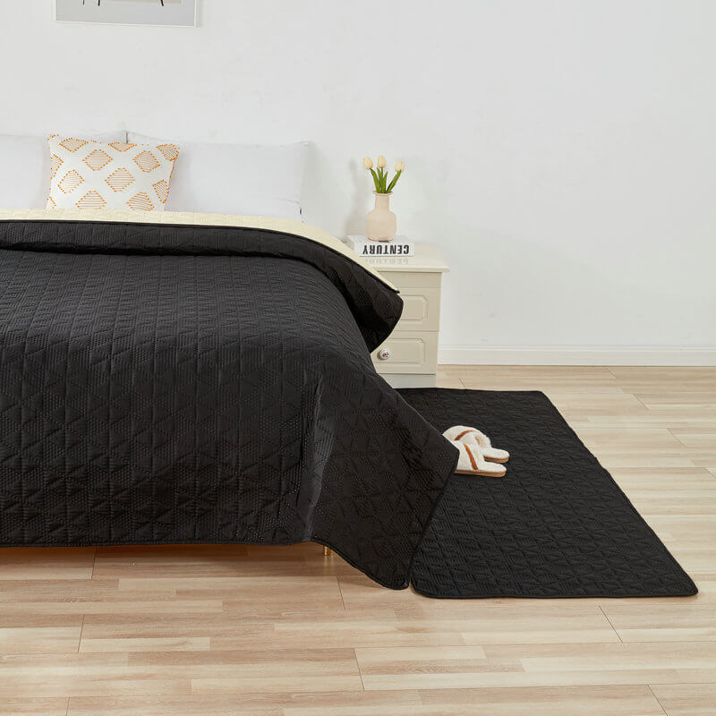 Tapis matelas imperméable antidérapant à motif géométrique pour animaux multiusages