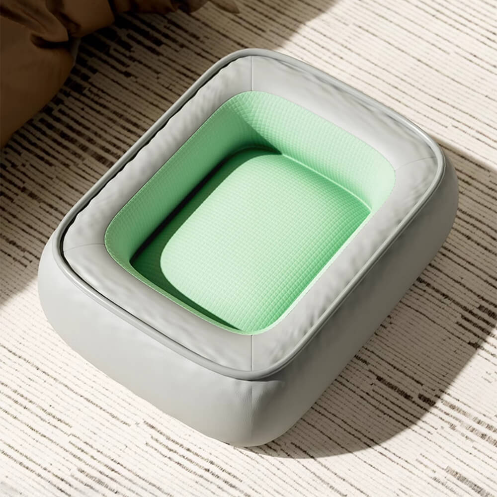 Lit pour chien en cuir PU imperméable antidérapant résistant aux rayures avec soutien complet