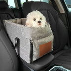 Lit de voiture pour chiens et chats contraste de couleurs détachable et antidérapant