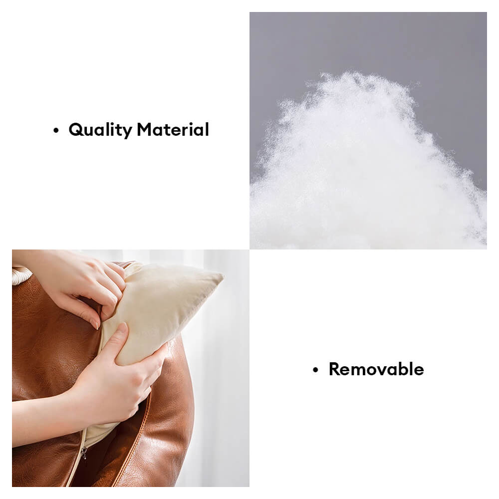 Lit pour chien en simili cuir luxueux imperméable et amovible