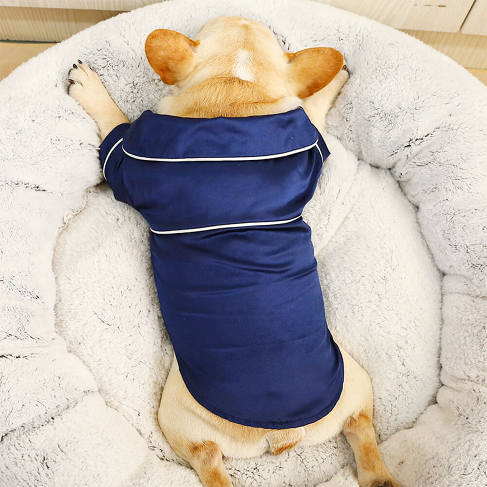 Pyjama fin et confortable anti-poils assorti pour chien et propriétaire