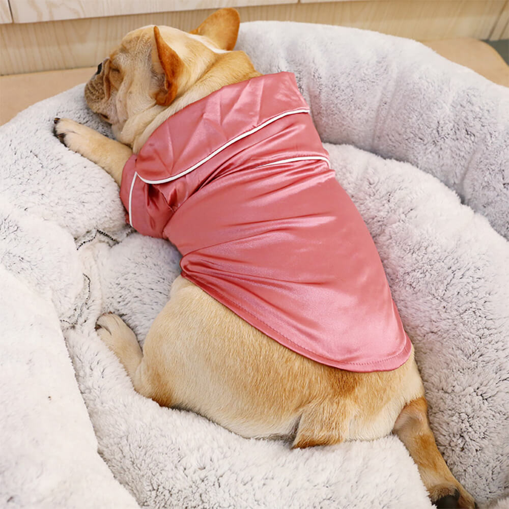 Pyjama fin et confortable anti-poils assorti pour chien et propriétaire