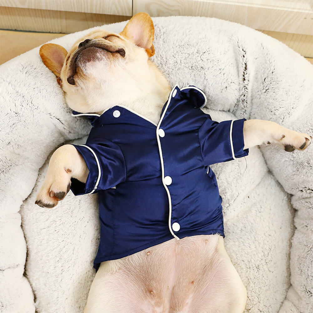 Pyjama fin et confortable anti-poils assorti pour chien et propriétaire