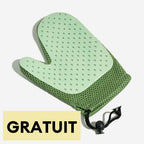 Gant de toilettage pour animaux en silicone avec brosse double face flottante-Exclusif app