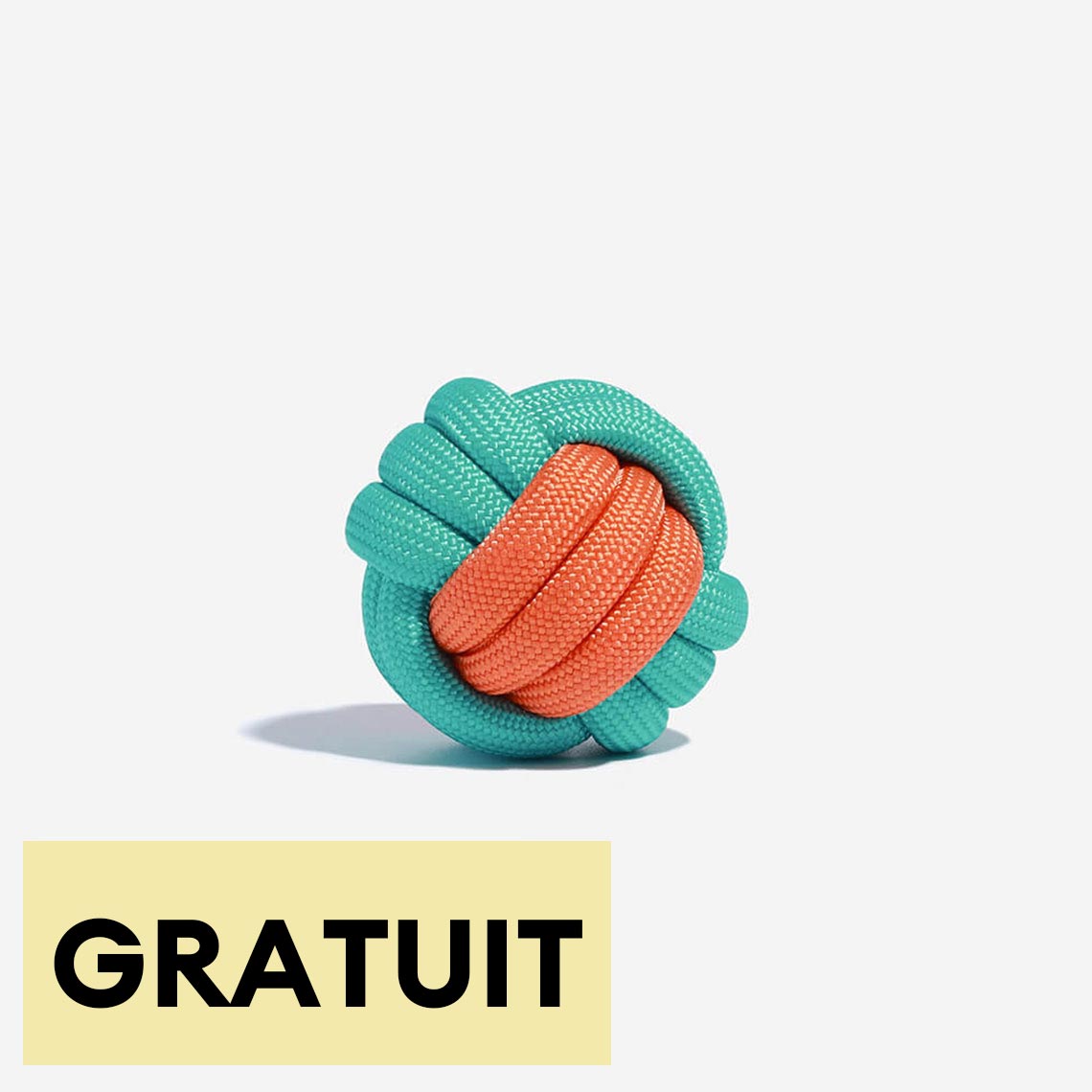 Jouet boule nouée pour chien-Exclusif app