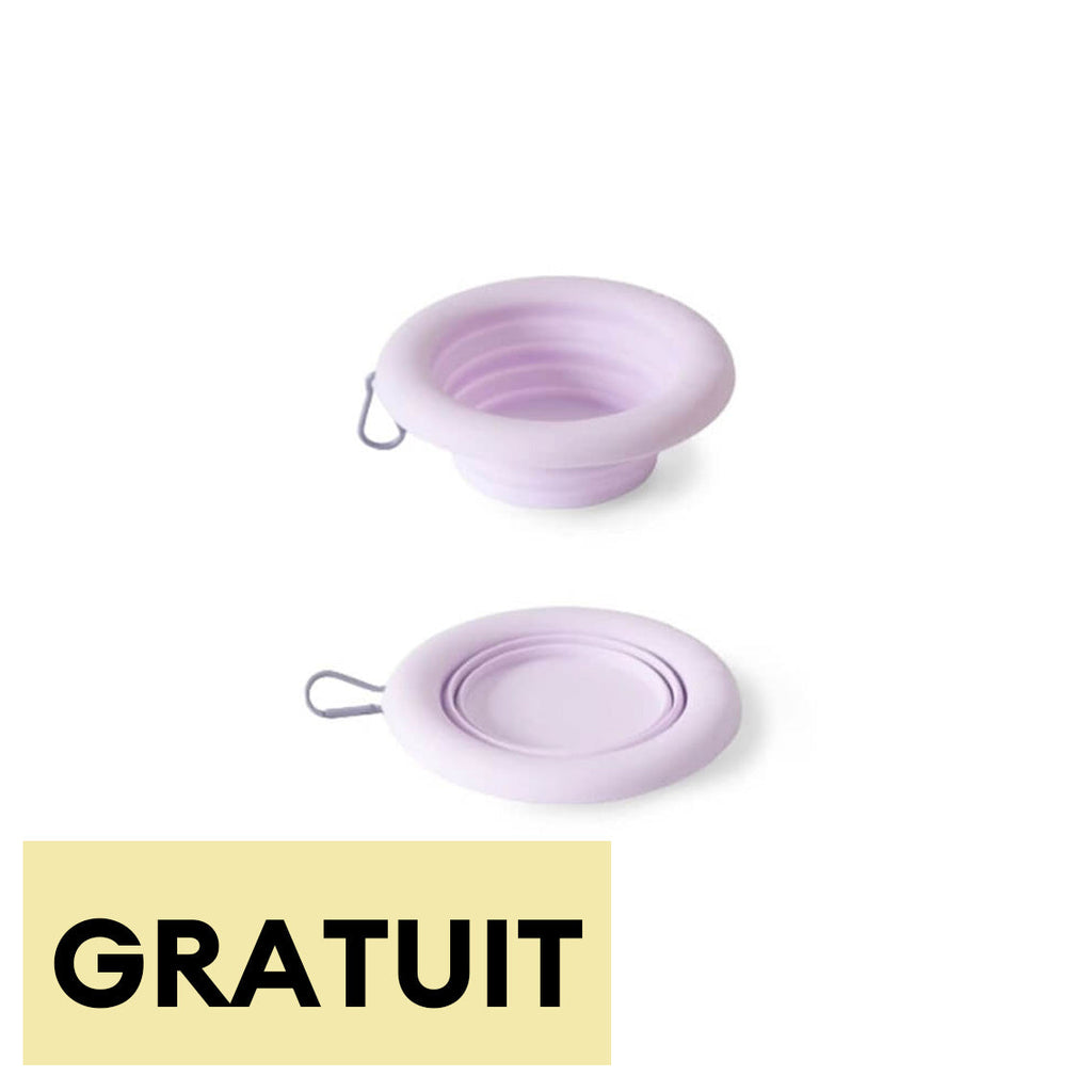 Bol pliant en silicone pour animaux de compagnie portable-Exclusif app