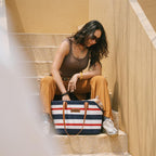 Sac de plage en coton tissé léger fait main transport pour animaux idéal pour les vacances d'été