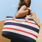 Sac de plage en coton tissé léger fait main transport pour animaux idéal pour les vacances d'été