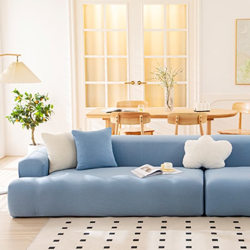 Housse de protection pour canapé en peluche douce déperlante multi-usage - FunnyFuzzy