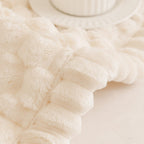 Matelas pour animaux en peluche épaisse motif nid d’abeille housse de canapé décorative douce