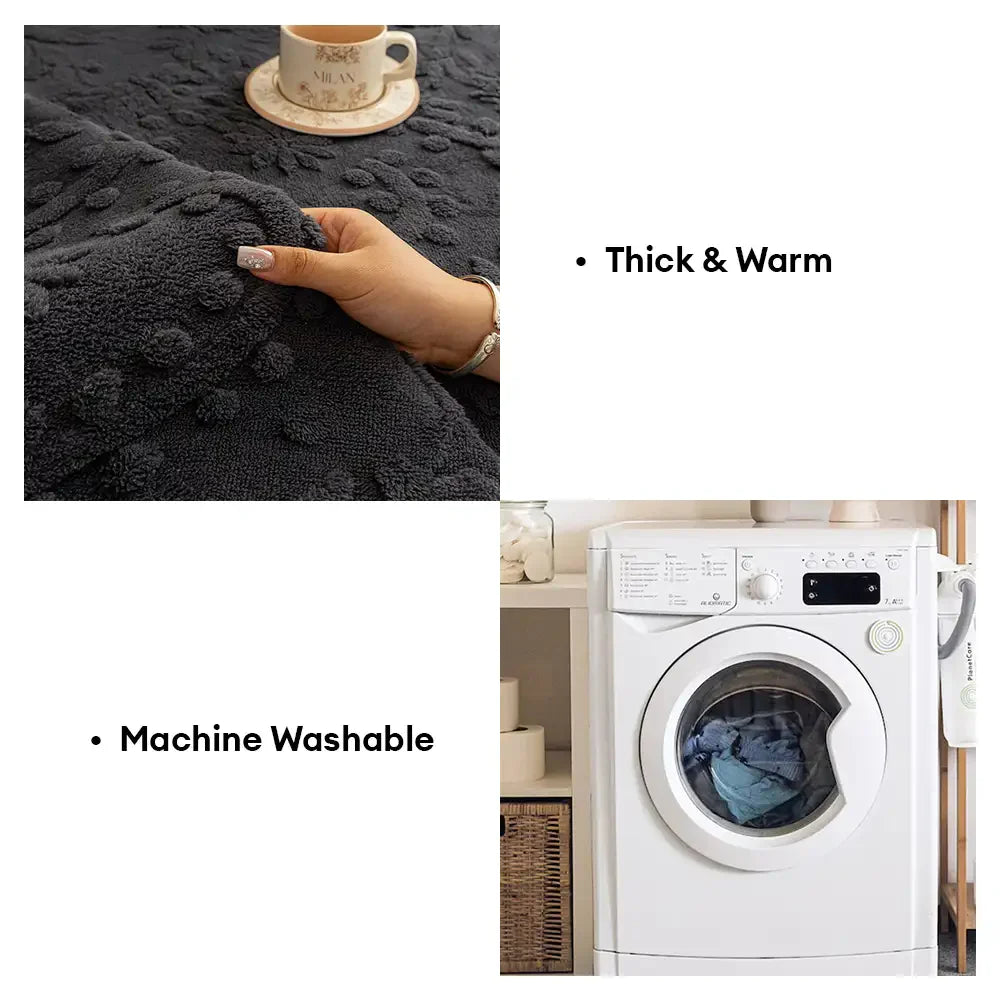 Housse canapé velours jacquard confortable résistante rayures antidérapante