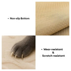 Housse canapé velours jacquard confortable résistante rayures antidérapante