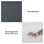 Lit pour chien grand en peluche imperméable de forme L