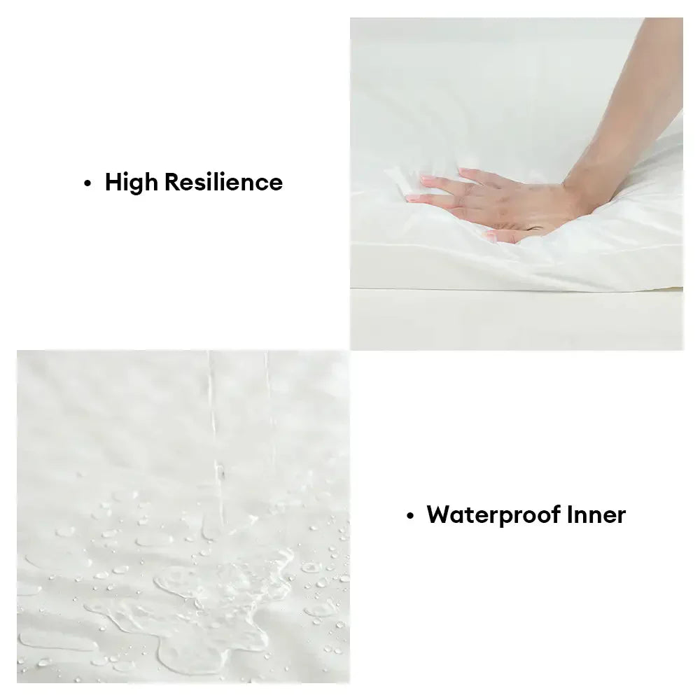 Lit pour chien grand en peluche imperméable de forme L