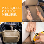 Siège d'auto pour chien imperméable et respirant - Pup Rover