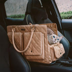 Sac de voyage pour chat partagé grand stylé multifonction - Queue errante